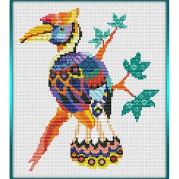 Птичка-мандала