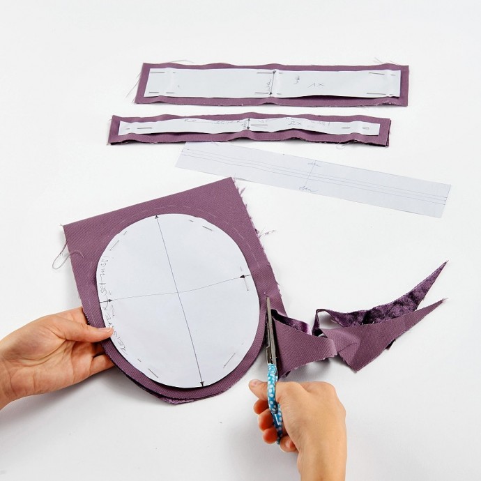 Сумка на пояс из бархата своими руками