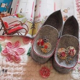 ​Тапочки из фетра
