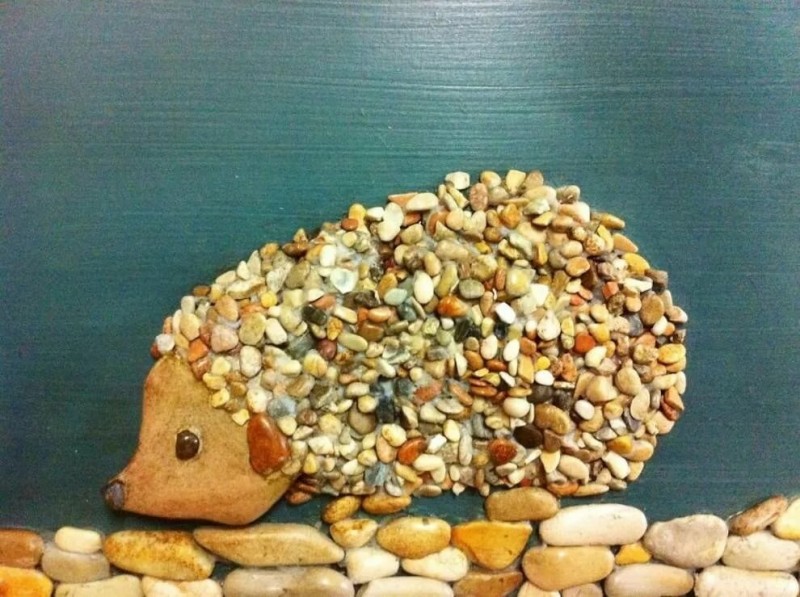 Удивительные картины из камней в виде животных: идеи