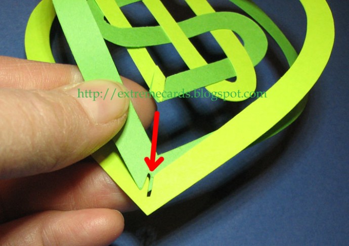 Валентинка "Кельтский узел"