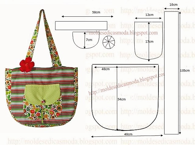 Выкройки оригинальных летних сумочек
