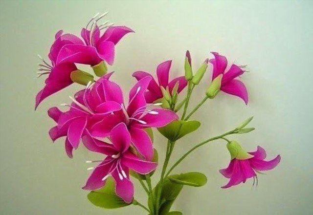 Цвeты из капрона