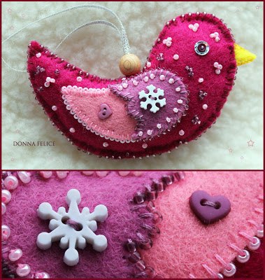 Идеи к новому году из фетра