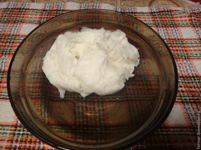 Большой декоративный шар из папье-маше