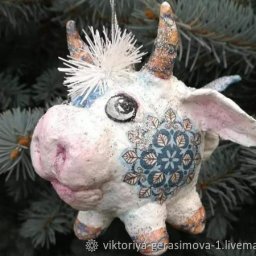 Создаем елочную игрушку на основе пластикового шарика
