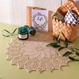 Нежная персиковая салфетка