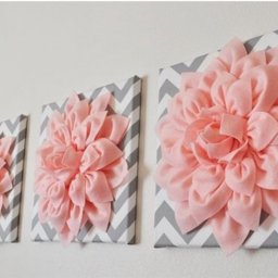 Объемный цветок из ткани