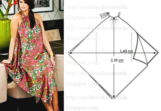 Платья из платков: супернаряд за два часа