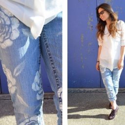 Роспись джинсовой одежды