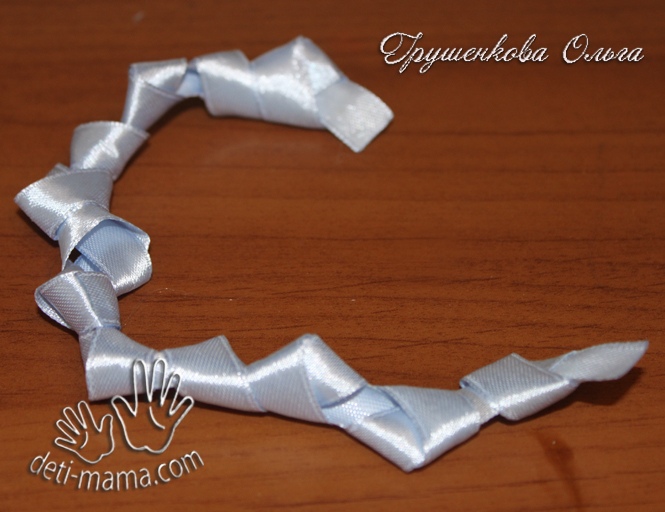 Роза из ленты