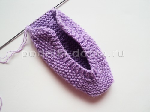 Следки на двух спицах