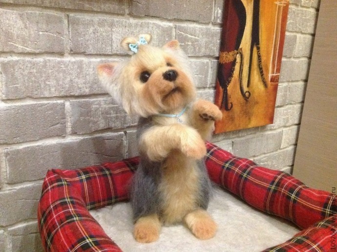 Собачки из войлока