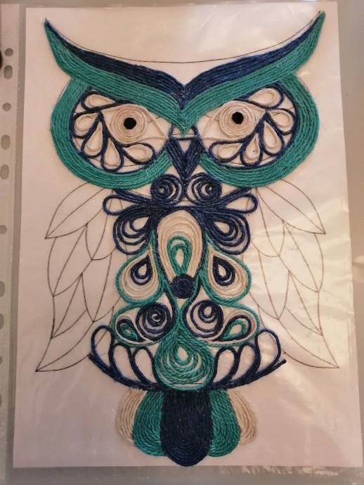 Совушка из джута