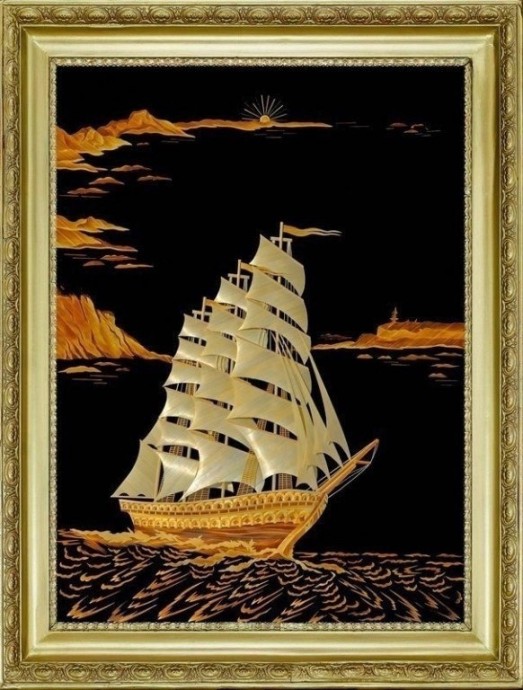 ​Восхитительные картины из соломы