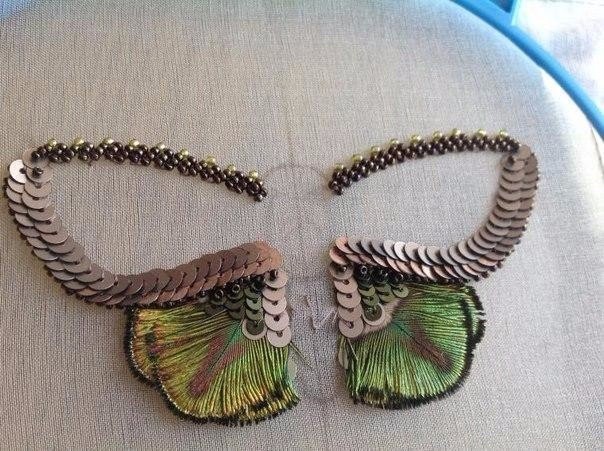 ​Вышиваем бабочку