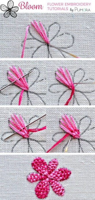 Вышивка: фото-уроки Вышивка: фото-уроки