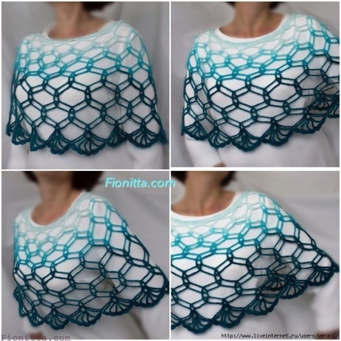 ​Ажурная накидка