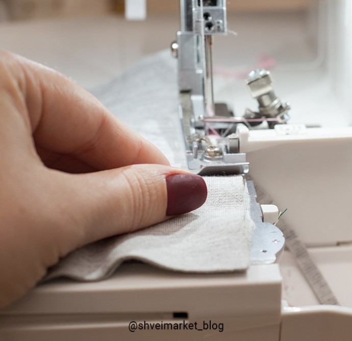 Как выполнить имитацию плоского шва на оверлоке