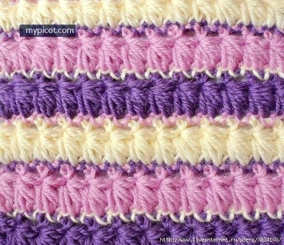 Оригинальный узор крючком