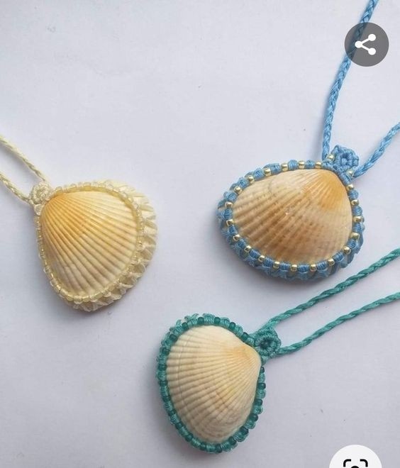 Шикарные украшения из ракушек
