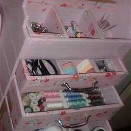 Комодик из картона