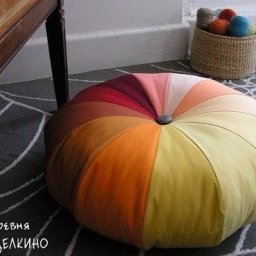 Подушка-пуфик: мастер-класс