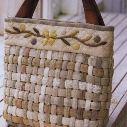 ​Плетеная сумка из ткани