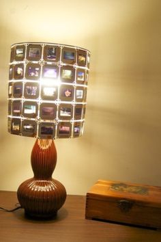 Лампы и торшеры из фотопленки и рентгеновских снимков: идеи