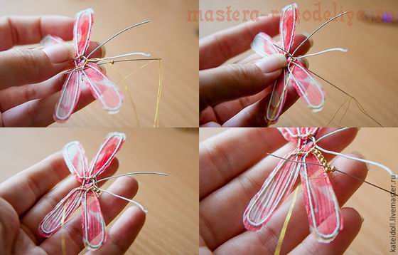 Очаровательная брошь-стрекоза