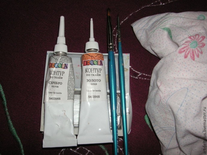 Роспись дубленки