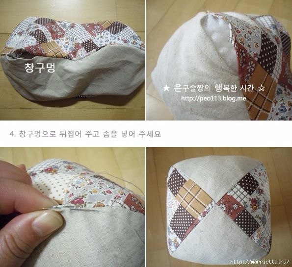 Шьем подушечку под шею