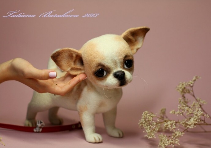 Собачки из войлока