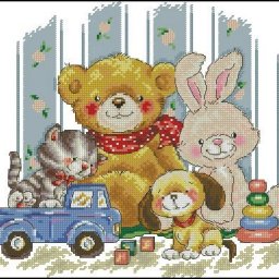 ​Вышиваем крестиком друзей