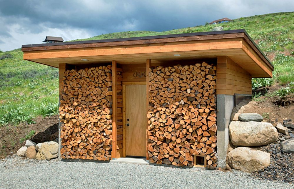 хранение дров на дачном участке