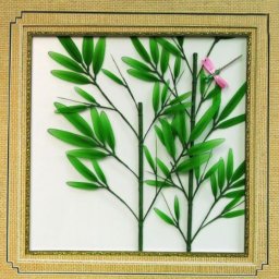 Декоративный бамбук из капрона: мастер-класс