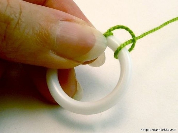 Делаем пуговицы для вязаной одежды