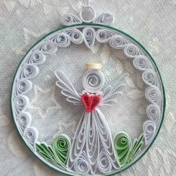 Идеи новогодних работ в технике квиллинга