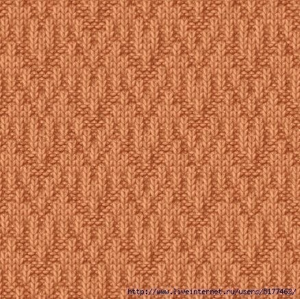 ​Интересные узоры для вязания на спицах