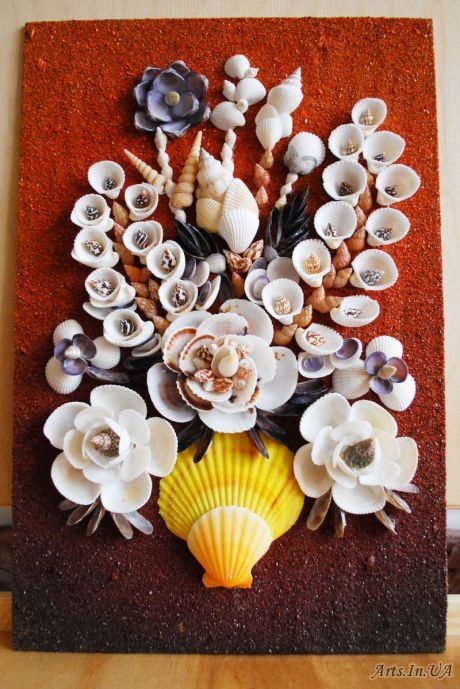 Картины с ракушками: оригинальные идеи для вдохновения Картины с ракушками: оригинальные идеи для вдохновения
