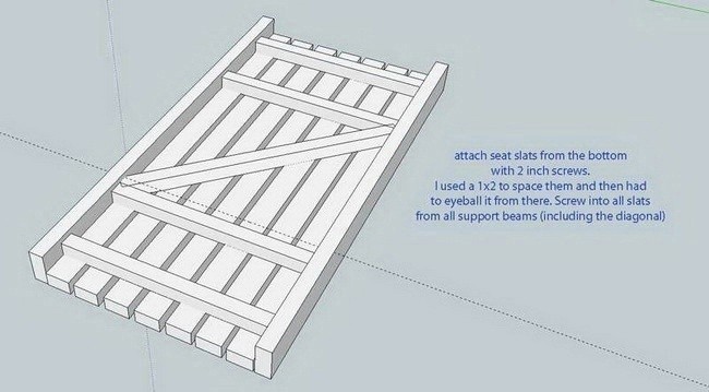 Садовая скамья на дачу