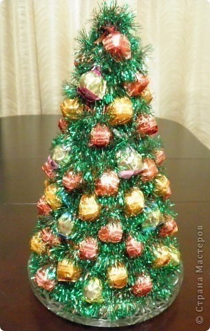 Ёлочка из конфет