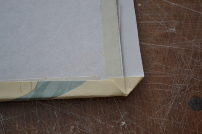 Блокнот в красивой бумажной обложке