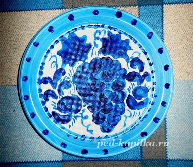 Гжельская роспись: мастер-класс