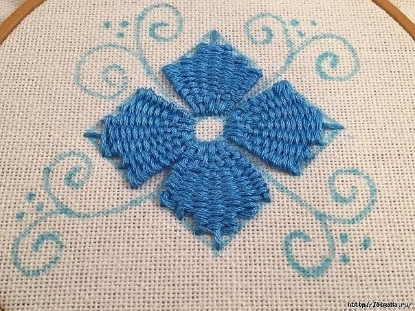 Красивая вышивка: мастер-класс