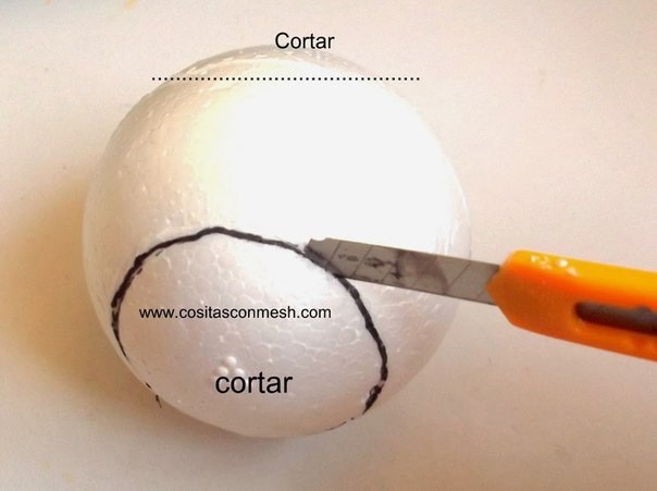 Снеговик: мастер-класс