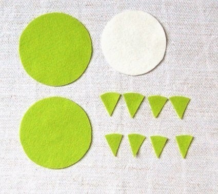 Цитрусовые подставки из фетра: мастер-класс