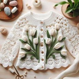 Очаровательные детские вязаные кардиганы