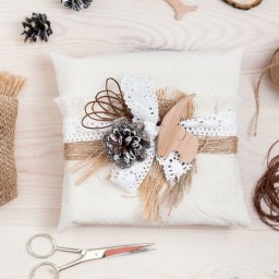 Упаковка для подарка в стиле "рустик"