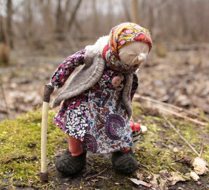 ​Лоскутные куклы-бабули